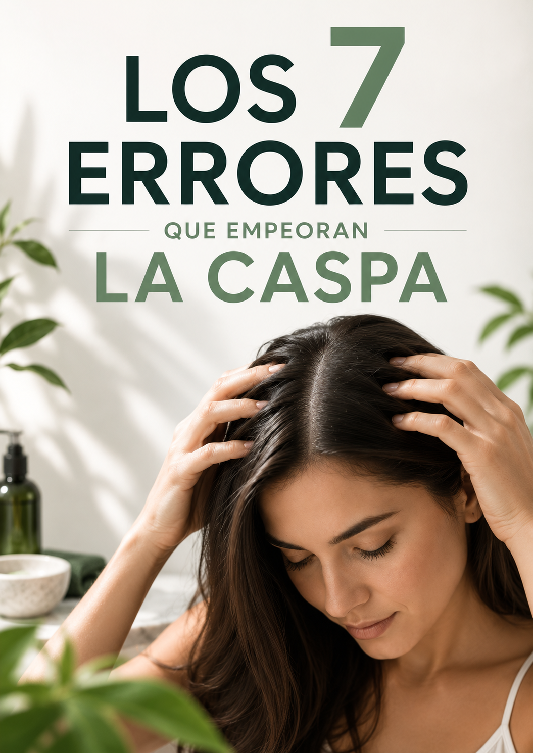 Ebook los 7 Errores que empeoran la caspa (sin que lo sepas)
